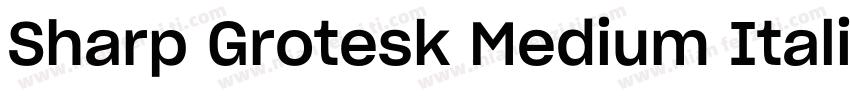 Sharp Grotesk Medium Italic 20 Regu字体转换